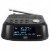 RADIOSVEGLIA DAB DAB+ FM RDS GRANDE DISPLAY LED TREVI RC 80D4 DAB NERO