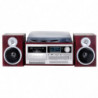 Giradischi Stereo DAB+ 25W Bluetooth USB SD AUX-IN Cassetta Encoding Trevi TT 1072 DAB Legno