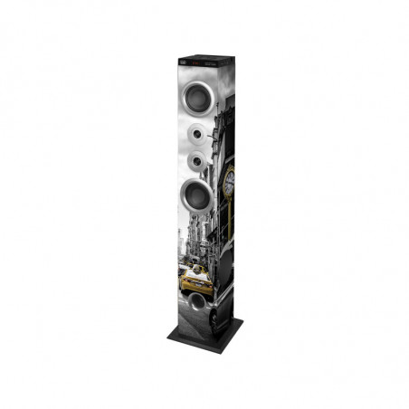 Soundtower Altoparlante a Torre 2.1 50W Bluetooth USB SD AUX-IN Trevi XT 104 BT NY Taxi