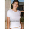 T-SHIRT COTONE BIELASTICO DONNA NOTTINGHAM TM1600 BW