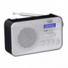 Radio Digitale Portatile DAB DAB+ FM RDS AUX-IN Trevi DAB 7F92 R Nero