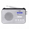 Radio Digitale Portatile DAB DAB+ FM RDS AUX-IN Trevi DAB 7F92 R Nero