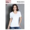 MAGLIA FELPATA DONNA ROSANNA MONICA MM BIANCO