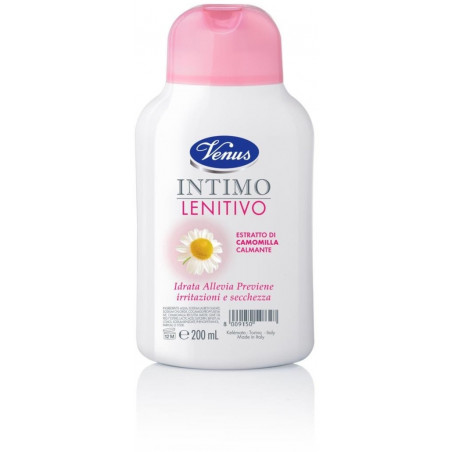 VENUS INTIMO LENITIVO DETERGENTE INTIMO CON ESTRATTO DI CAMOMILLA CALMANTE 200 ML.