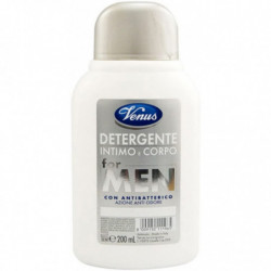 VENUS FOR MEN DETERGENTE INTIMO PER UOMO CON ANTIBATTERICO AD AZIONE ANTI ODORE 200 ML.