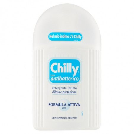 CHILLY DETERGENTE INTIMO CON ANTIBATTERICO 200 ML.