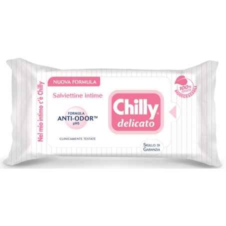 CHILLY SALVIETTE INTIME DELICATE - CONFEZIONE DA 12 SALVIETTINE