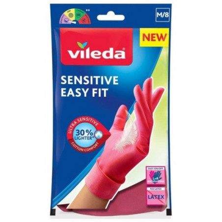 VILEDA GUANTI SENSITIVE EASY - 1 PAIO