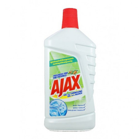 AJAX GEL CON CANDEGGINA 2 IN 1 FRESCHEZZA DI PINO 1 LT