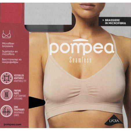 BRASSIERE DONNA IN MICROFIBRA POMPEA SEAMLESS