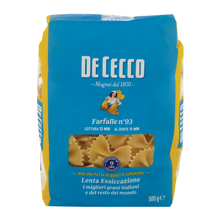 DE CECCO FARFALLE NRº93 500 GR.