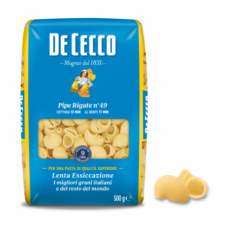 DE CECCO PIPE RIGATE Nº49 500 GR.