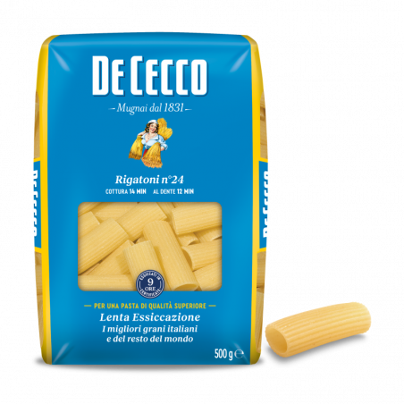 DE CECCO RIGATONI Nº24 500 GR.