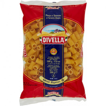 DIVELLA MEZZI RIGATONI Nº18 500 GR.