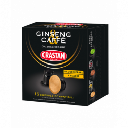 CRASTAN CAFFE' E GINSENG, 15 CAPSULE COMPATIBILI NESPRESSO