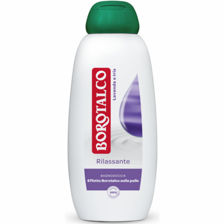 BOROTALCO BAGNOSCHIUMA RILASSANTE ALLA LAVANDA E IRIS 450 ML.