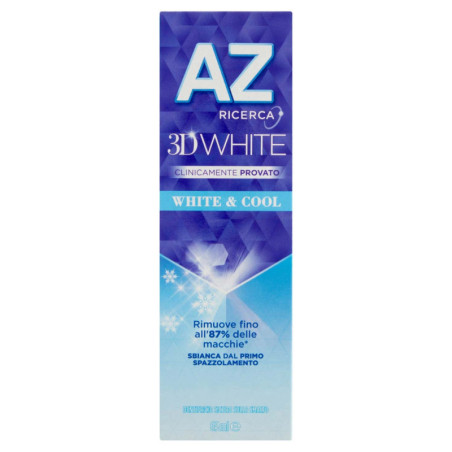 AZ RICERCA DENTIFRICIO 3D WHITE & COOL 65 ML