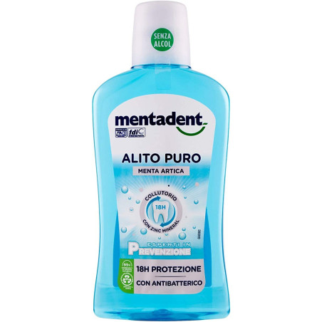 MENTADENT COLLUTTORIO ALITO PURO MENTA ARTICA 500 ML