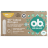 O.B. ORGANIC 100% COTONE BIOLOGICO FLUSSO NORMALE - 16 TAMPONI INTERNI