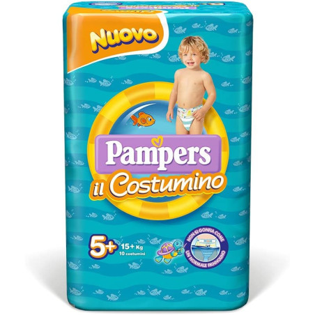 PAMPERS IL COSTUMINO TGL 5+ (15+ KG) - 10 PANNOLINI