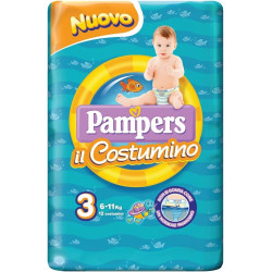 PAMPERS IL COSTUMINO TGL 3 (6/11 KG) - 12 PANNOLINI