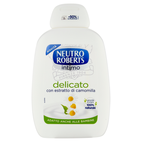 NEUTRO ROBERTS DETERGENTE INTIMO DELICATO CON ESTRATTO DI CAMOMILLA 200 ML.