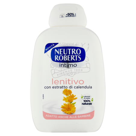 NEUTRO ROBERTS DETERGENTE INTIMO LENITIVO CON ESTRATTO DI CALENDULA 200 ML.