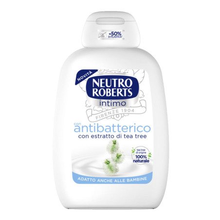 NEUTRO ROBERTS DETERGENTE INTIMO CON ANTIBATTERICO CON ESTRATTO DI TEA TREE 200 ML.