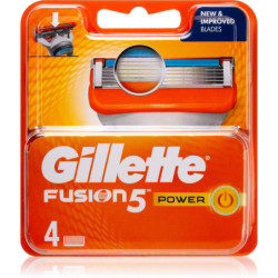 GILLETTE FUSION 5 POWER RICARICA RASOIO 4 LAMETTE