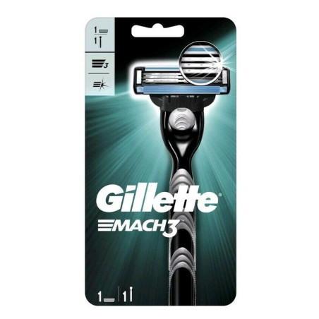 GILLETTE MACH 3 RASOIO + 1 RICARICA