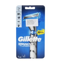 GILLETTE MACH 3 TURBO RASOIO + 1 RICARICA