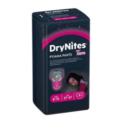 HUGGIES DRYNITES MUTANDINE ASSORBENTI PER LA NOTTE BIMBA 8/15 ANNI TGL L - 9 MUTANDINE