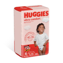 HUGGIES ULTRA COMFORT PANNOLINI TGL 6 (15/30 KG) - 14 PANNOLINI