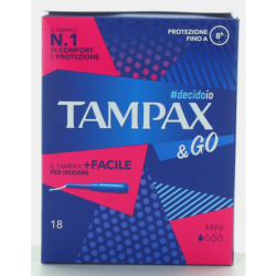 TAMPAX & GO MINI - 18 ASSORBENTI INTERNI