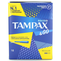 TAMPAX & GO REGULAR - 18 ASSORBENTI INTERNI