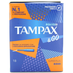 TAMPAX & GO SUPER PLUS - 18 ASSORBENTI INTERNI