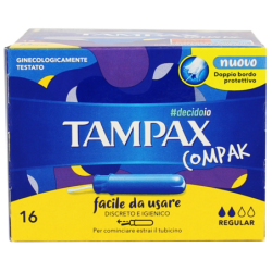 TAMPAX COMPAK REGULAR - 16 ASSORBENTI INTERNI