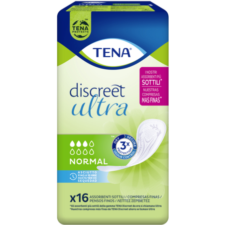 TENA DISCREET ULTRA NORMAL - 16 ASSORBENTI SOTTILI