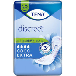 TENA DISCREET EXTRA INSTADRY ZONE - 10 ASSORBENTI