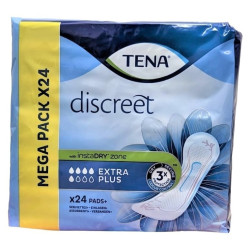 TENA DISCREET EXTRA PLUS INSTADRY ZONE - 24 ASSORBENTI