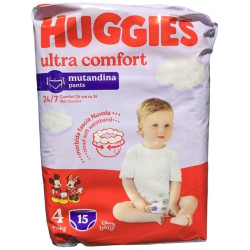 HUGGIES MUTANDINA ULTRA COMFORT TGL 4 (9/14 KG) -15 PANNOLINI