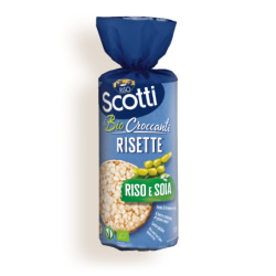 SCOTTI GALLETTE DI RISO - BIO CROCCANTI RISETTE RISO E SOIA 130 GR.