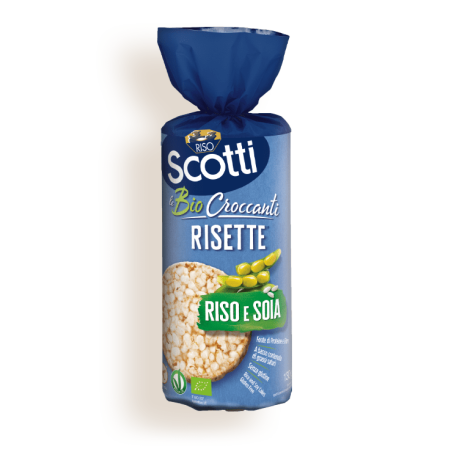 SCOTTI GALLETTE DI RISO - BIO CROCCANTI RISETTE RISO E SOIA 130 GR.