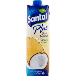 SANTÀL PLUS SUCCO DI FRUTTA ALL'ANANAS E COCCO 1 LT.