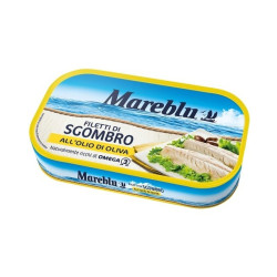 MAREBLU FILETTI DI SGOMBRO ALL'OLIO DI OLIVA 90 GR.