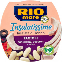 RIO MARE INSALATISSIME INSALATA DI TONNO E FAGIOLI 160 GR.