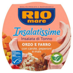 RIO MARE INSALATISSIME INSALATA DI TONNO CON ORZO E FARRO 160 GR.