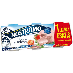 NOSTROMO TONNO AL NATURALE 2+1 X70 GR.