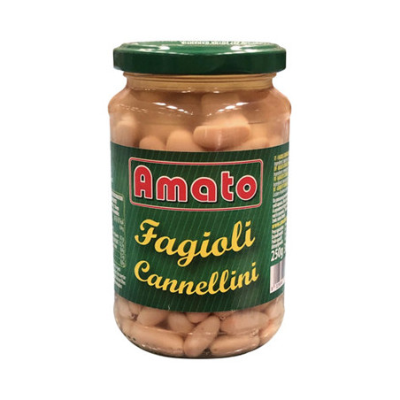 AMATO FAGIOLI CANNELLINI IN VETRO 360 GR.