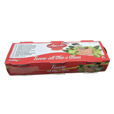 AMATO TONNO ALL'OLIO DI OLIVA - 3 X 80 GR.